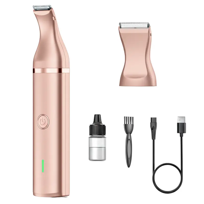Cordless Precision Pet Clipper with Dual Blades for Face, Paws, and Detailing