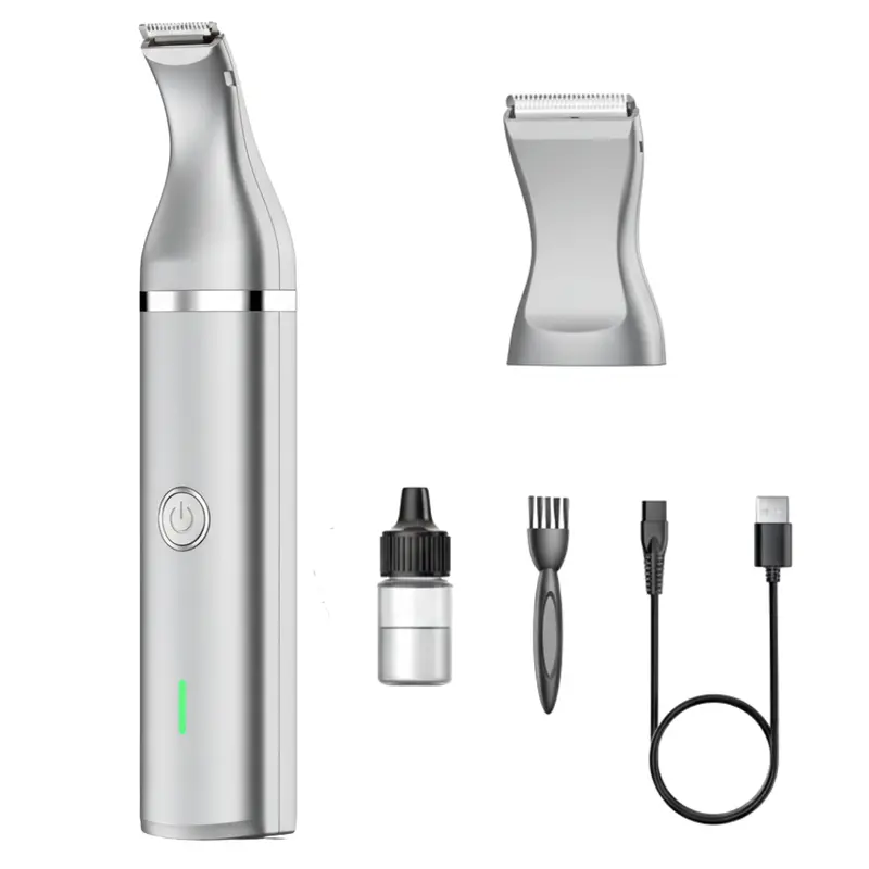 Cordless Precision Pet Clipper with Dual Blades for Face, Paws, and Detailing 2