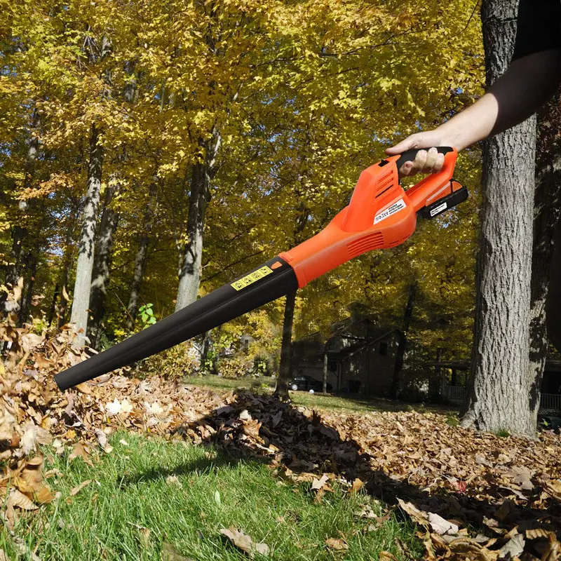 Cordless Rechargeable Leaf Blower – Lithium-Powered Sweeper with Charger 2