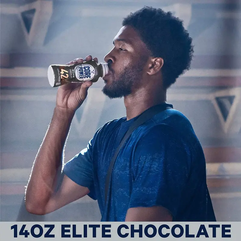 Core Power Elite Chocolate Protein Shake – 42g Protein, 14 fl oz, 12-Pack Recovery Beverage