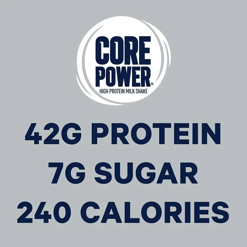 Core Power Elite Chocolate Protein Shake – 42g Protein, 14 fl oz, 12-Pack Recovery Beverage