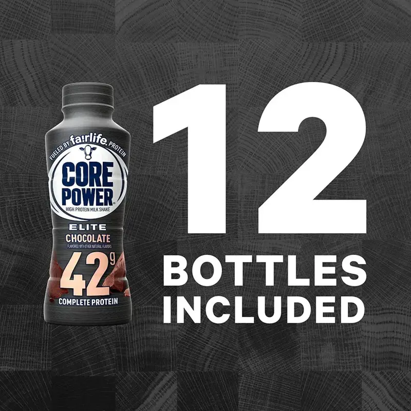 Core Power Elite Protein Recovery Drink — Post-Workout Nutrition with Whey Protein
