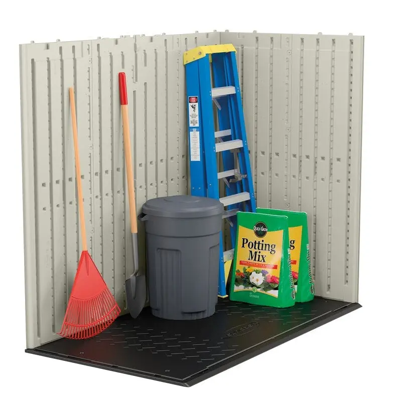 Covington Outdoor Storage Shed – 7.5 ft. W × 4 ft. D Resin Structure with Lockable Door