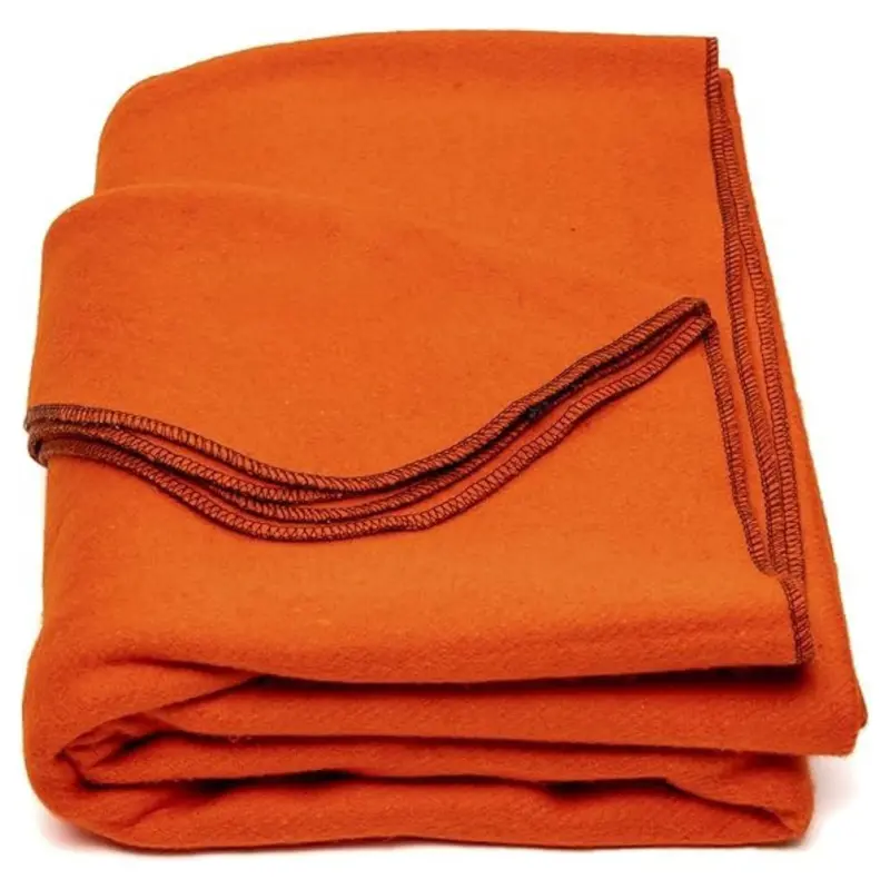 Cozy Wool-Blend Throw Blanket – 64" x 88" Travel-Friendly Layer for Camps & Outdoors