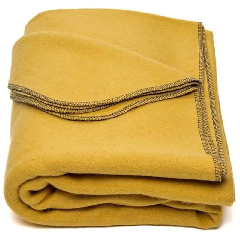 Cozy Wool-Blend Throw Blanket – 64" x 88" Travel-Friendly Layer for Camps & Outdoors