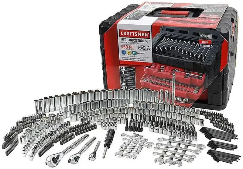 Craftsman 450-Piece Mechanics Tool Set — Ratchets, Sockets, Wrenches, and Accessories