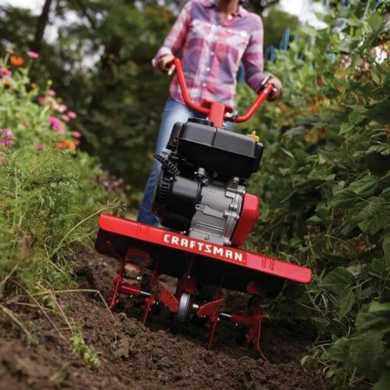 Craftsman Front-Tine Garden Tiller – Scratch & Dent Clearance Model, Gas-Powered Cultivation Tool