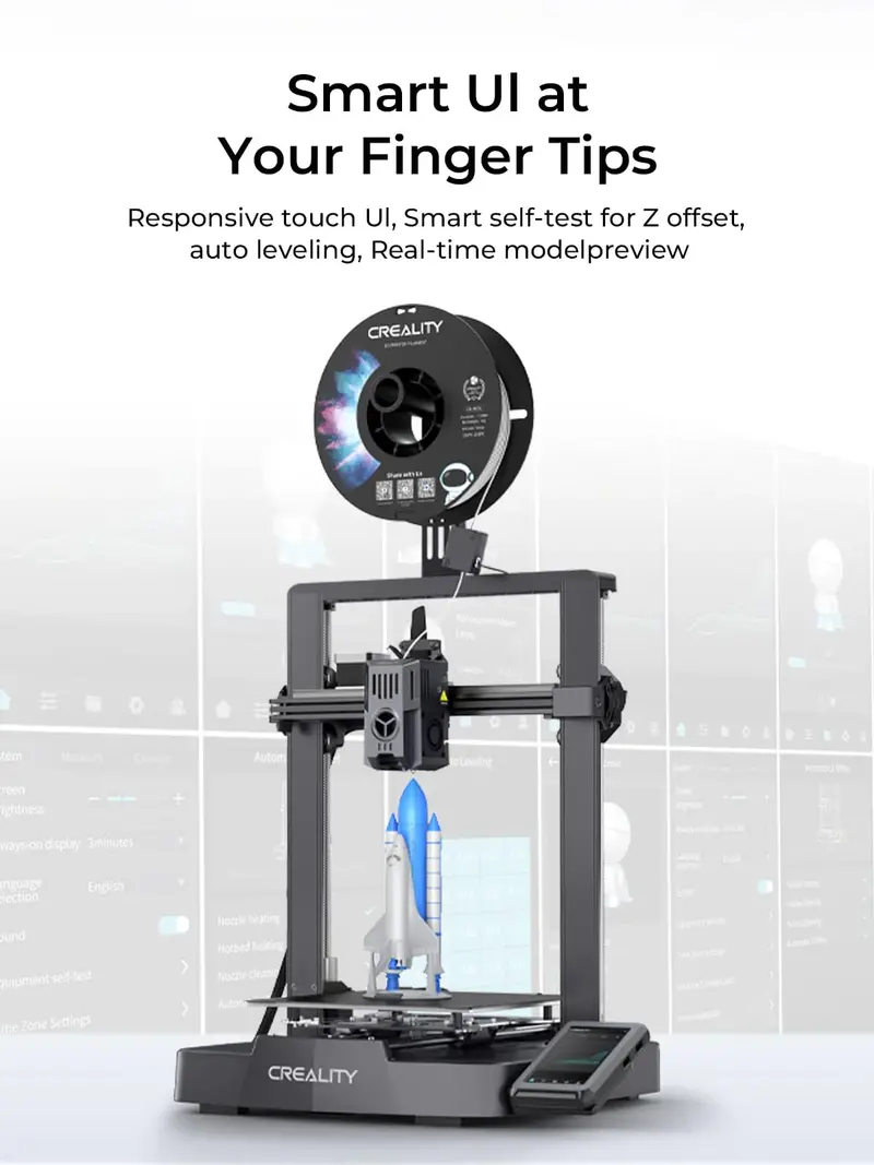 Creality Ender-3 V3 KE 3D Printer – High-Speed 500 mm/s Performance with Enhanced Stability