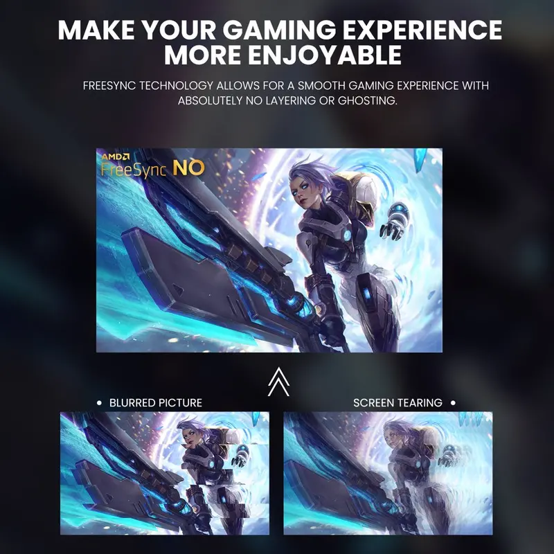 CRUA 24-Inch Curved Gaming Monitor – FHD 1080P VA Panel with 180Hz Refresh Rate, AMD FreeSync, and Low Blue Light