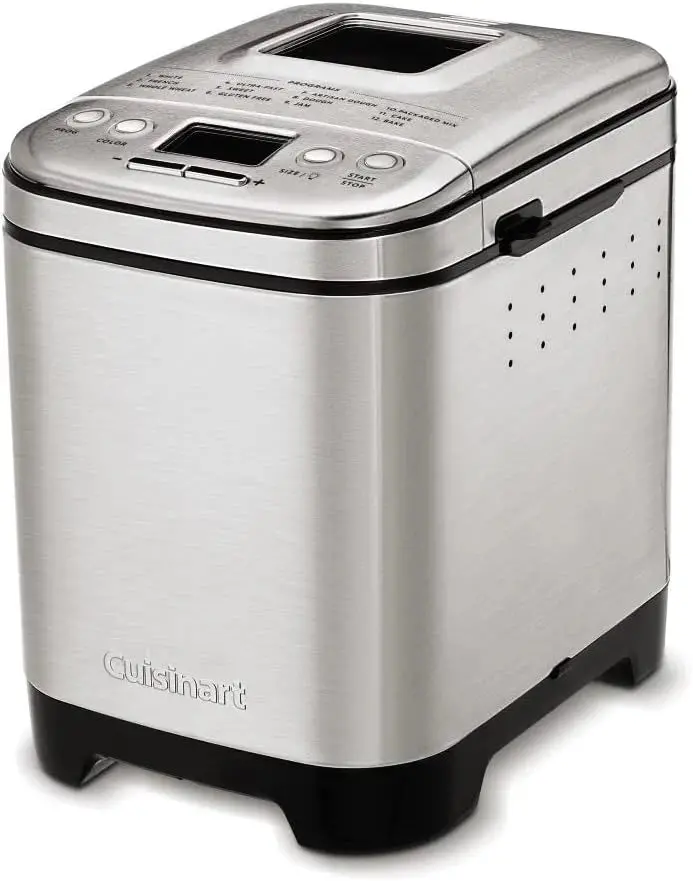 Cuisinart Compact Automatic Bread Maker – 2-Pound Loaf Capacity, Programmable Timer & Multiple Baking Options