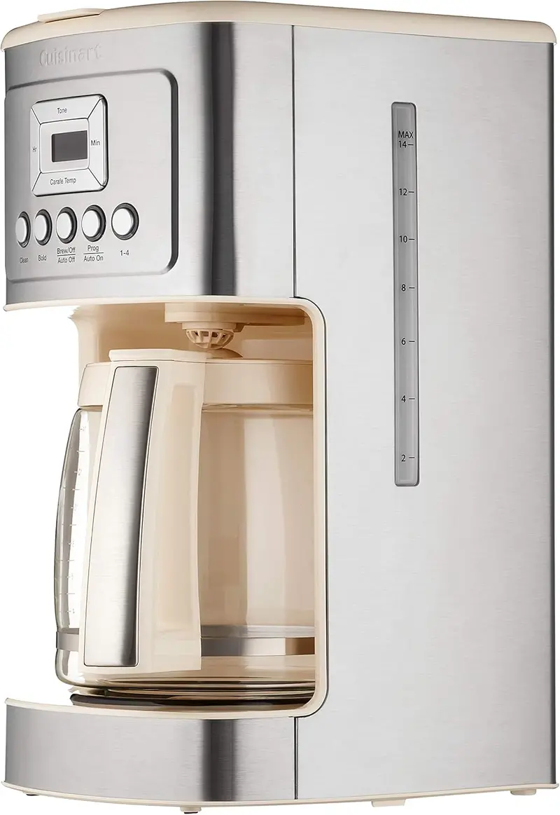 Cuisinart DCC-3200P1 Fully Automatic Coffee Maker – Brew Strength Control and Customizable 1–4 Cup Settings