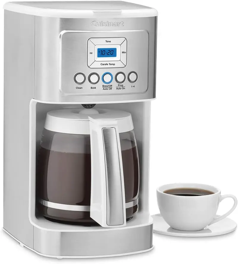 Cuisinart DCC-3200P1 Fully Automatic Coffee Maker – Brew Strength Control and Customizable 1–4 Cup Settings
