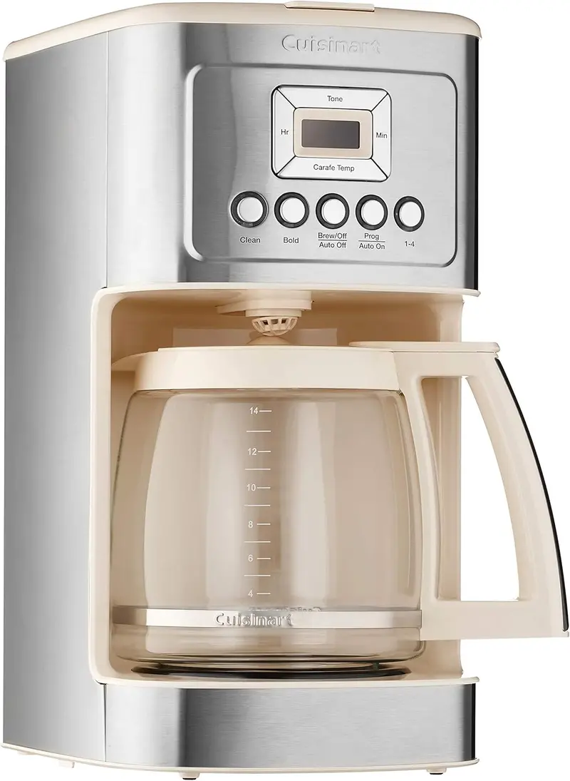 Cuisinart DCC-3200P1 Fully Automatic Coffee Maker – Brew Strength Control and Customizable 1–4 Cup Settings