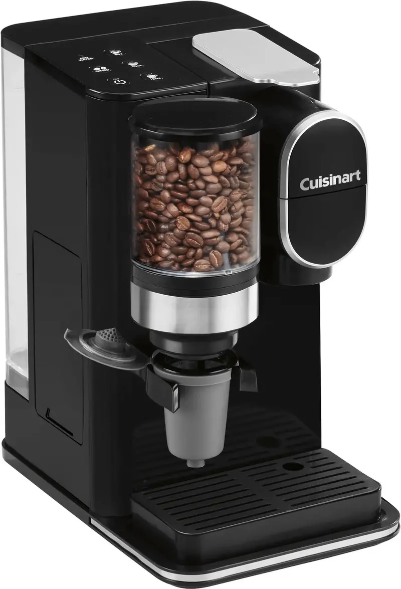 Cuisinart Grind & Brew Single-Serve Coffeemaker – Black Compact Design
