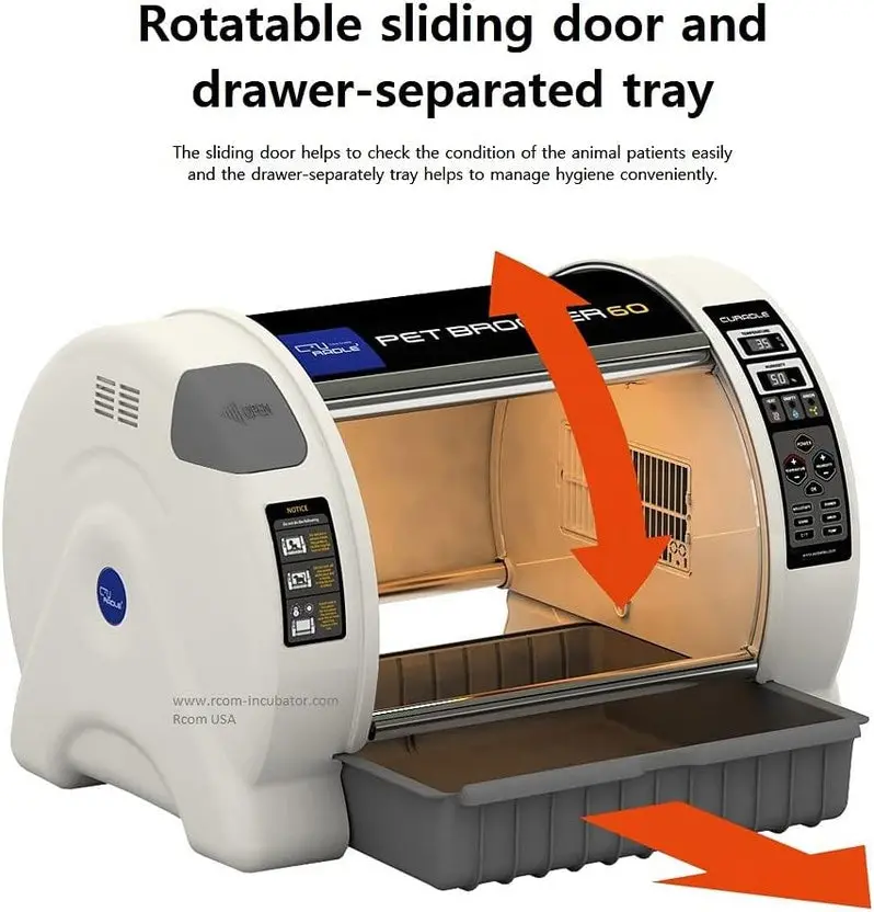 Curadle R-com MXB60N Pet Brooder with 2-Year Warranty & Bonus Tray