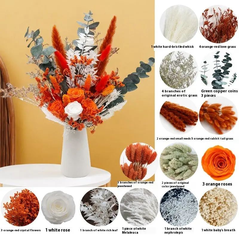Curated Dried Flower Bouquet – Rustic Arrangement for Mantels, Shelving & Ceremony Backdrops 6