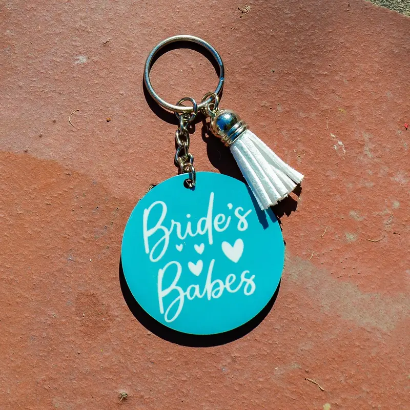 Custom Engraved Keychains for Wedding Favors or Gifts