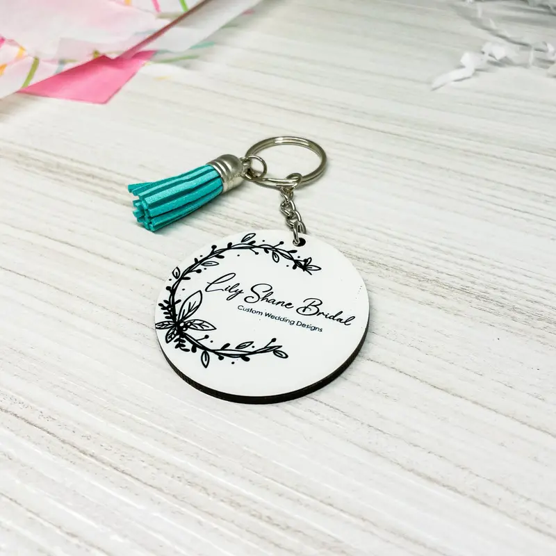 Custom Engraved Keychains for Wedding Favors or Gifts