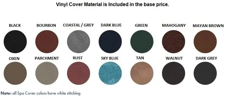 Custom-Fit Hot Tub and Spa Cover Replacement | High-Density EPS Foam Insulation (4", 5", or 6" Tapered) | Fully Customizable Shape & Size Up to 96" | 5-Year Warranty