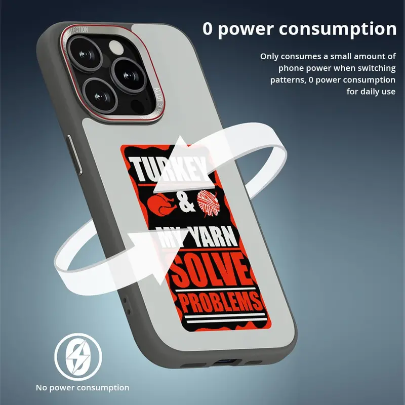 Customizable E-Ink Display iPhone Case