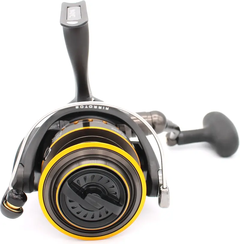 Daiwa BG Spinning Reel — Black Anodized Aluminum Body, Digigear Drive, Air Rotor, Sealed Drag for All-Water Fishing