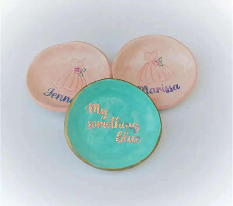 Decorative Ceramic or Wooden Trinket Dishes for Keepsakes
