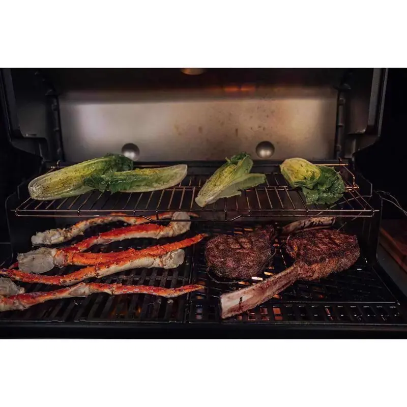 Deep Ocean Blue Liquid Propane Grill – Compact Portable Burner Grill for Outdoor Cooking
