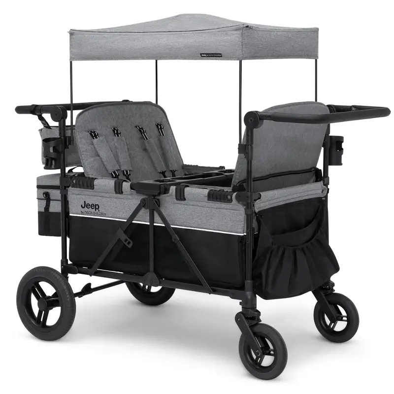 Delta Children Jeep Wrangler-Themed 4-Seat Stroller Wagon