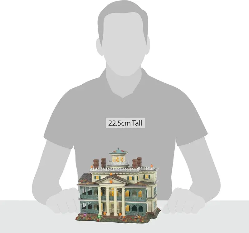 Department 56 Haunted Mansion Lighted Snow Village Building (9.1")