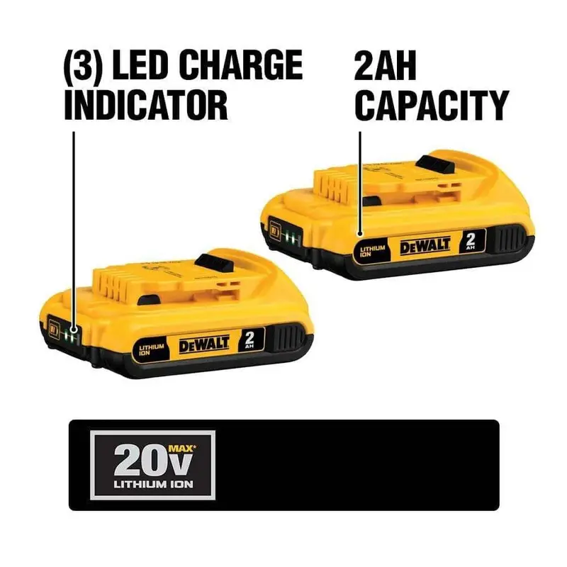 DEWALT 20V MAX 10-Tool Cordless Combo Kit (DCK1020D2) with Batteries and Charger 2