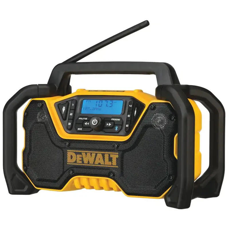 DEWALT DCR028B 20V MAX Bluetooth Radio – Compact Cordless Speaker (Tool-Only)