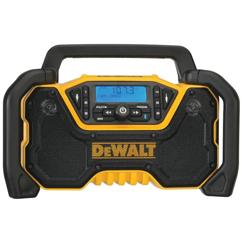 DEWALT DCR028B 20V MAX Bluetooth Radio – Compact Cordless Speaker (Tool-Only)