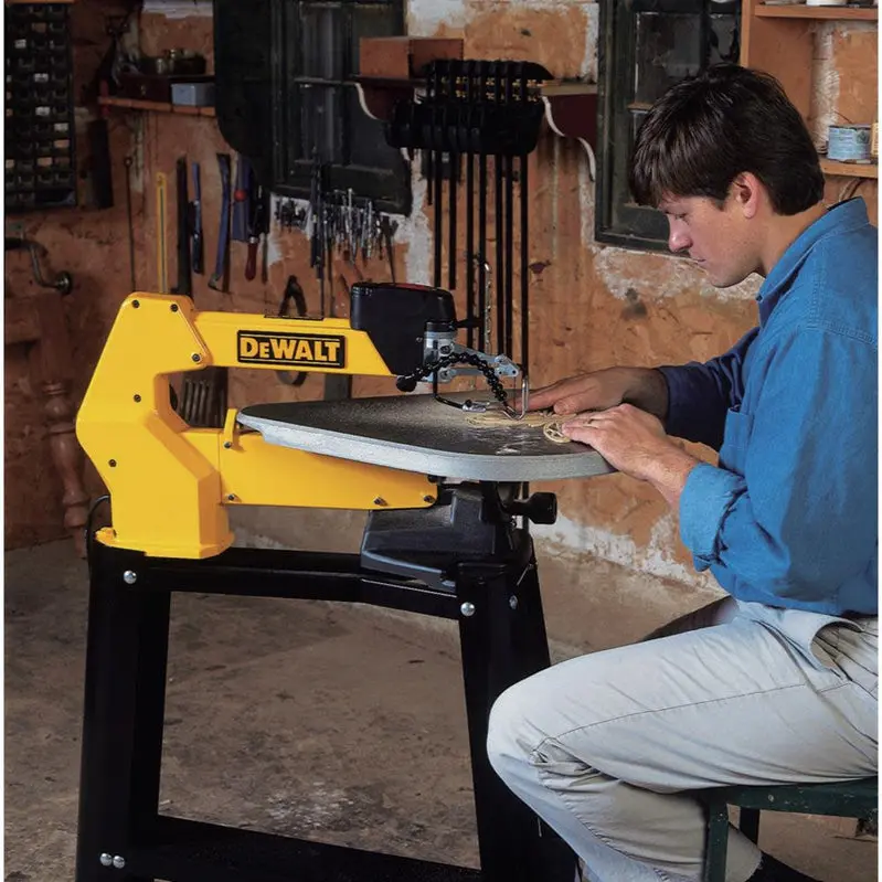 DEWALT DW788 16-Inch Variable-Speed Scroll Saw – Industrial-Grade Precision Cutting Tool with Dual-Bevel Capability