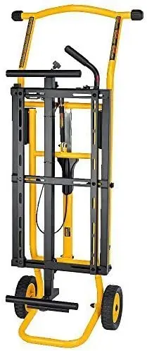 DEWALT DWX726 Adjustable Miter Saw Stand with Mobility Wheels – Yellow Finish