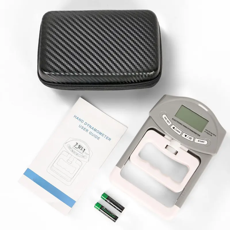 Digital Grip Strength Tester with LCD Display and Ergonomic Design