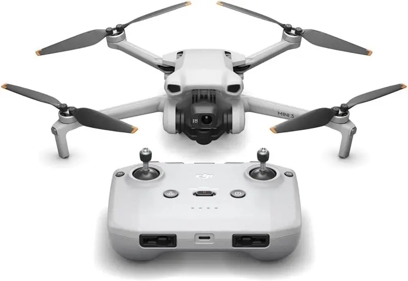 DJI Mini 3 Drone – 4K Camera Quadcopter for Beginners Featuring 38-Min Flight, True Vertical Shooting, GPS Auto-Return & 10km Video Range
