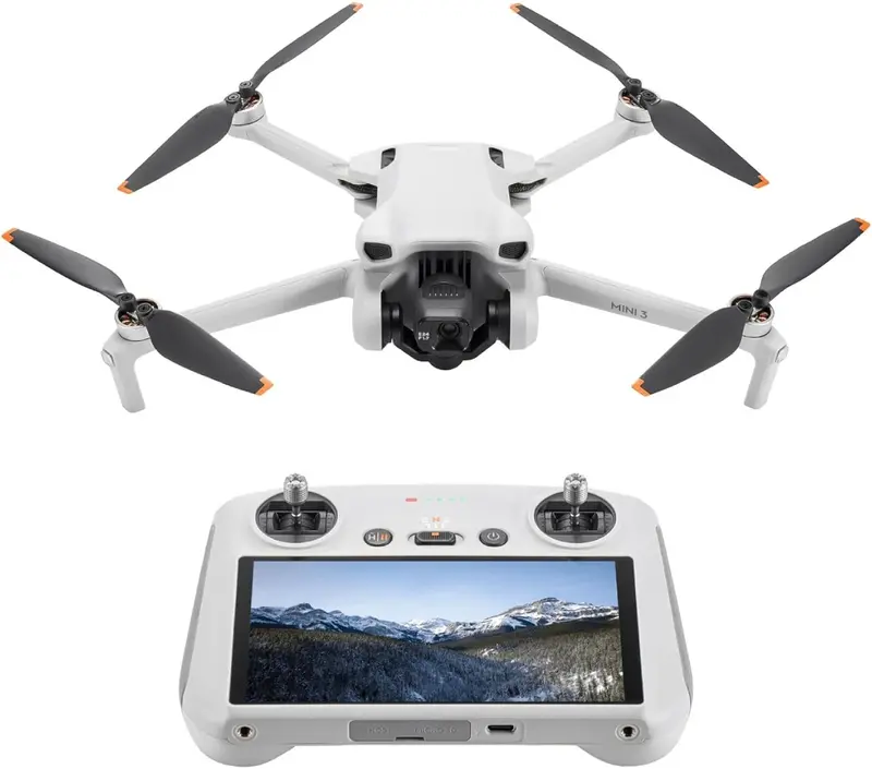 DJI Mini 3 Drone – 4K Camera Quadcopter for Beginners Featuring 38-Min Flight, True Vertical Shooting, GPS Auto-Return & 10km Video Range