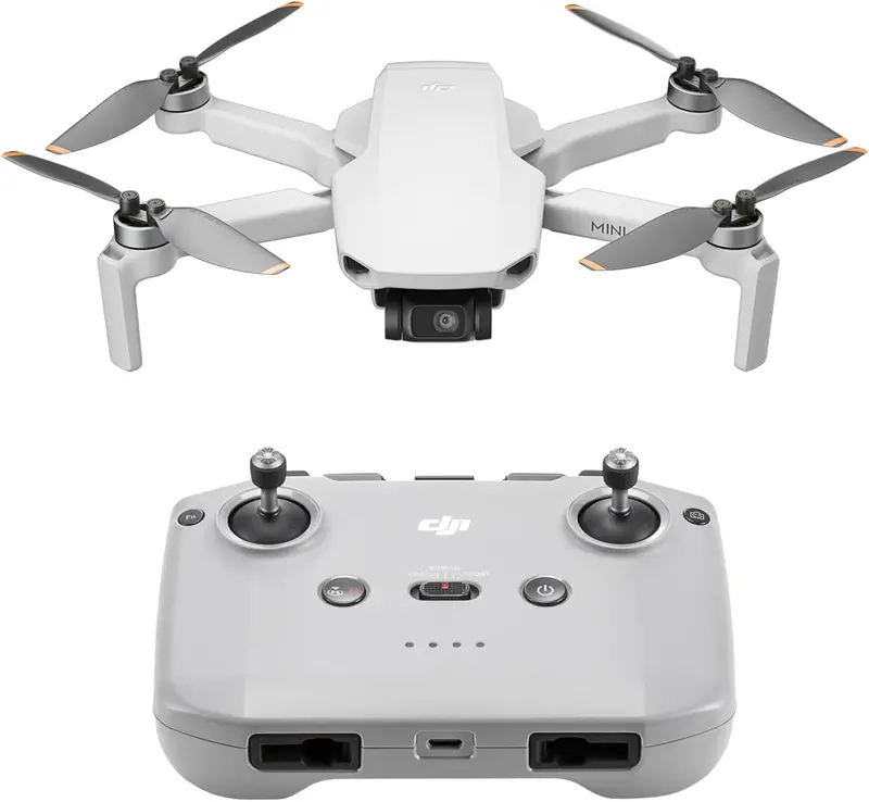DJI Mini 4K Drone – Ultra-Compact 4K UHD Camera Drone Under 249g with 3-Axis Gimbal, 10km HD Transmission & 31-Min Flight Time