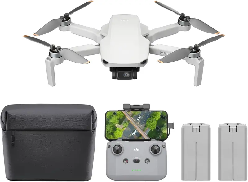 DJI Mini 4K Drone – Ultra-Compact 4K UHD Camera Drone Under 249g with 3-Axis Gimbal, 10km HD Transmission & 31-Min Flight Time