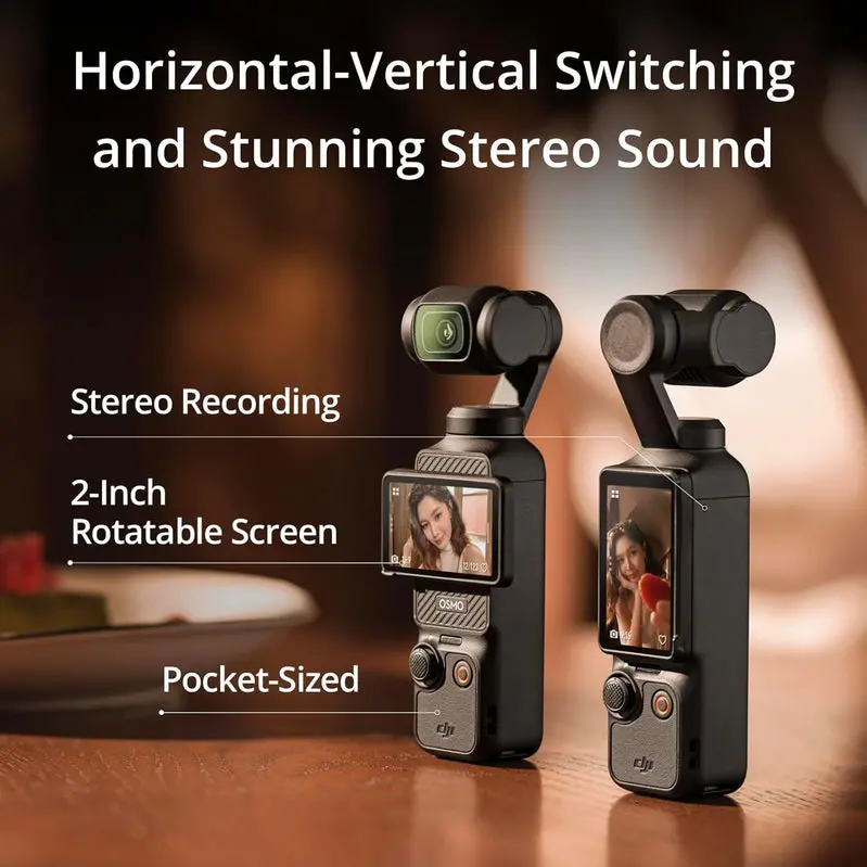 DJI Osmo Pocket 3 Vlogging Kit – 4K HDR Video, 1-Inch Sensor, and Pro Creator Accessories