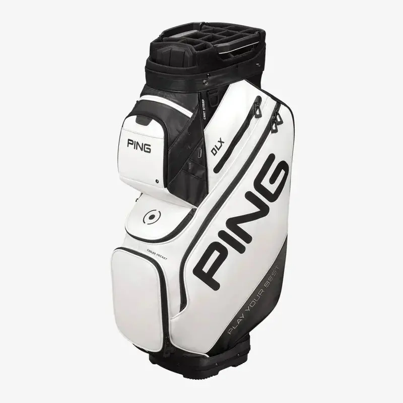 DLX Golf Cart Bag – Sleek White Design