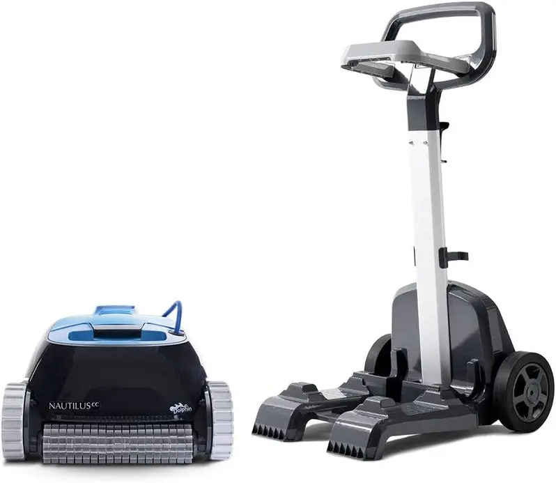 Dolphin Nautilus CC Robotic Pool Vacuum – Climbs Walls, Cleans Waterline, and Handles Pools up to 33 Feet