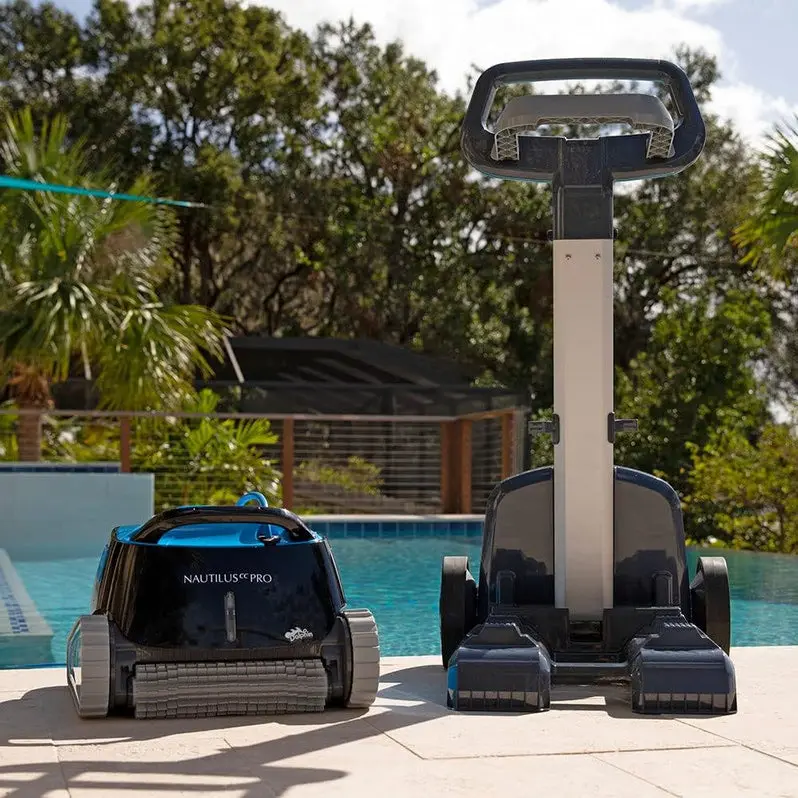 Dolphin Nautilus CC Robotic Pool Vacuum – Climbs Walls, Cleans Waterline, and Handles Pools up to 33 Feet