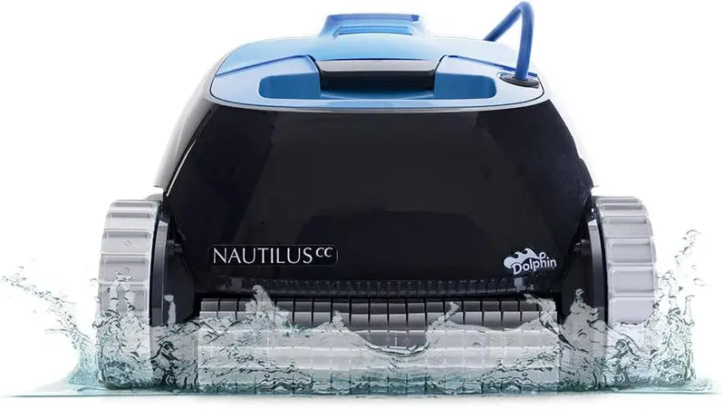 Dolphin Nautilus CC Robotic Pool Vacuum – Climbs Walls, Cleans Waterline, and Handles Pools up to 33 Feet