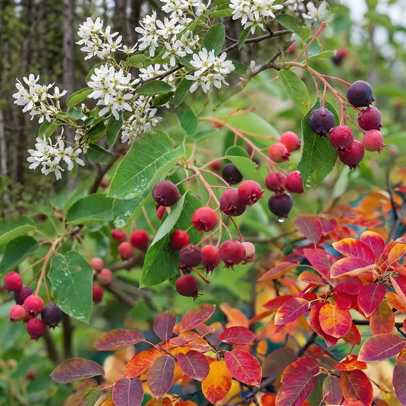 Downy Serviceberry Shrub – Native Spring-Blooming Berry Producer