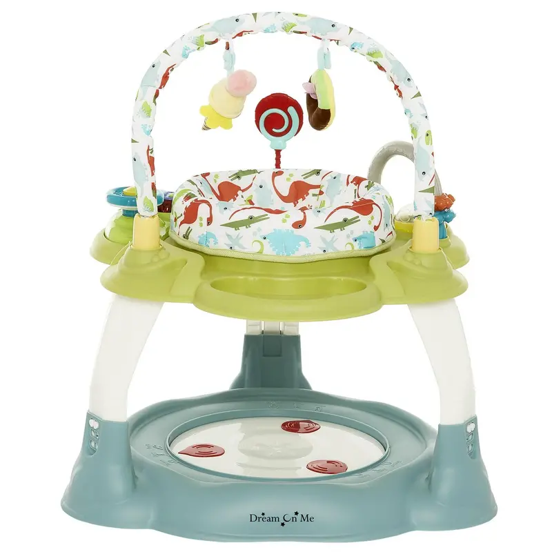 Dream On Me Carnival 3-in-1 Baby Activity Center – Convertible Play Gym, Bouncer & Seat with Toys