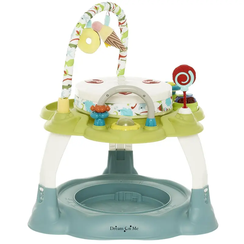 Dream On Me Carnival 3-in-1 Baby Activity Center – Convertible Play Gym, Bouncer & Seat with Toys