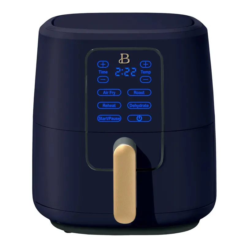 Drew Barrymore Starry Night Air Fryer – 6-Quart TurboCrisp Model with Touchscreen Interface, Blue Design