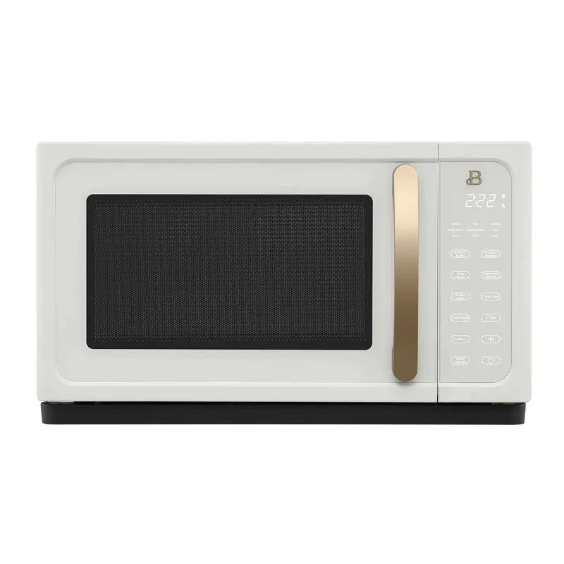 Drew Barrymore White Icing Microwave – 1.1 Cu. Ft., 1000W Sensor Technology