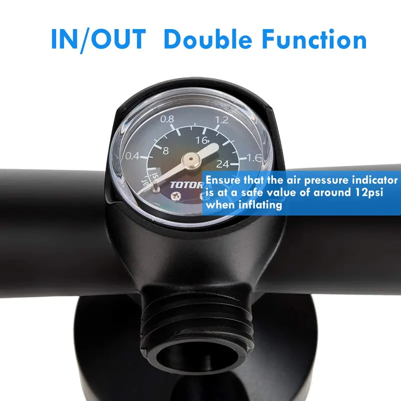 Dual-Action Hand Pump – High-Pressure Manual Air Pump for Inflatables and Sports Gear